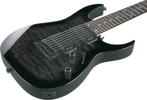 Guitarra elétrica de 7 cordas Ibanez GRG7221QA-TKS Transparent Black Sunburst Guitarra elétrica de 7 cordas - 6