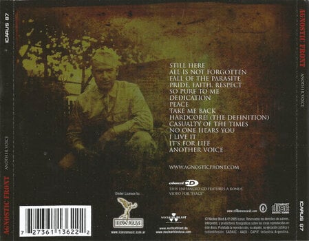 Music CD Agnostic Front - Another Voice (CD) - 4
