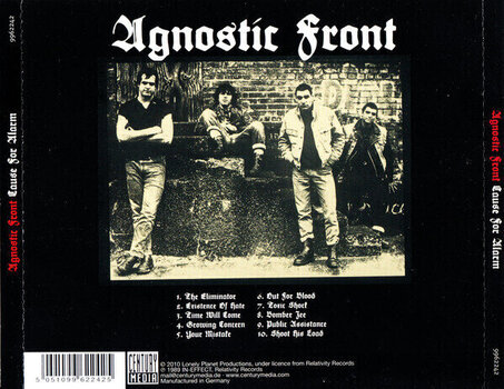 CD de música Agnostic Front - Cause For Alarm (Reissue) (CD) - 4
