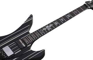 Electric guitar Schecter Synyster Gates Custom-S Black Silver Electric guitar - 1