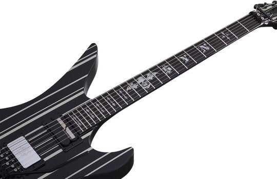 E-Gitarre Schecter Synyster Gates Custom-S Black Silver E-Gitarre - 2
