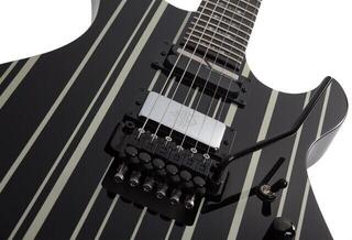 Electric guitar Schecter Synyster Gates Custom-S Black Silver Electric guitar - 3