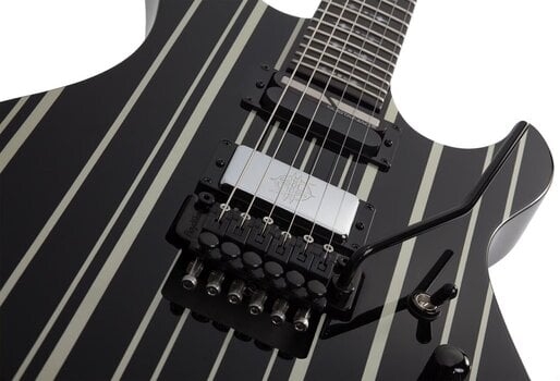 E-Gitarre Schecter Synyster Gates Custom-S Black Silver E-Gitarre - 4