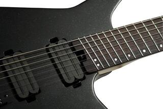 Headless Gitarre HILS Guitars HZ7 NEXT Galaxy Black Headless Gitarre - 5