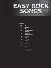 Noter Hal Leonard Easy Rock Songs Noter - 2