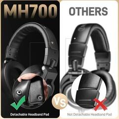 Kõrvapealsed kõrvaklapid Maono MH700 Black - 5