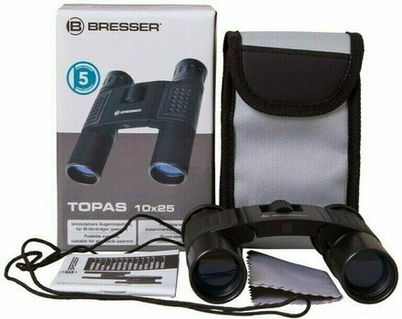 Ďalekohľad Bresser Topas 10x25 Black Binoculars - 6
