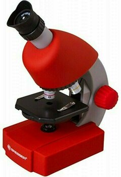 Microscópio Bresser Junior 40x-640x Red Microscópio Microscópio - 4