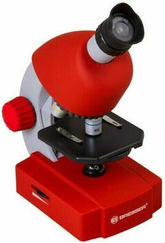 Microscópio Bresser Junior 40x-640x Red Microscópio Microscópio - 5