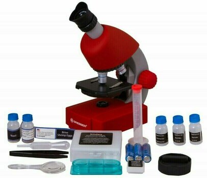 Mikroskooppi Bresser Junior 40x-640x Red Microscope Mikroskooppi - 6