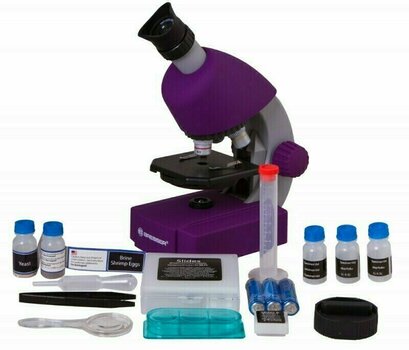 Microscópio Bresser Junior 40x-640x Violet Microscópio Microscópio - 5