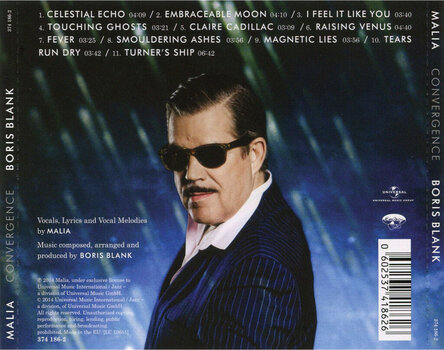 Музичний компакт-диск Boris Blank Malia - Convergence (CD) - 2