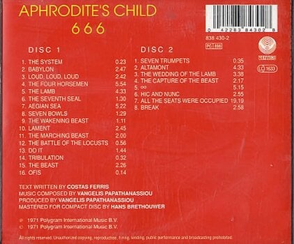 CD de música Aphrodite's Child - Sechs Sechs Sechs (2 CD) - 2
