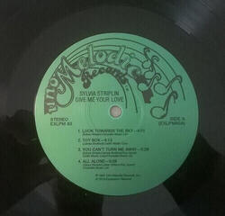 Vinyl Record Sylvia Striplin - Give Me Your Love (Produced By Roy Ayers) (LP) - 1