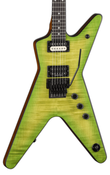 Guitarra eléctrica Dean Guitars ML 79 Floyd Flame Top Duncans Slime Guitarra eléctrica - 2