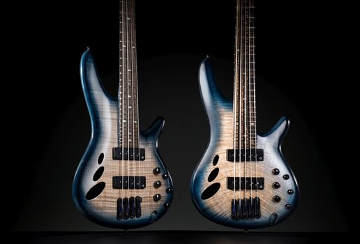 5-snarige basgitaar Ibanez SRD905-CTL Cosmic Blue Starburst 5-snarige basgitaar - 10