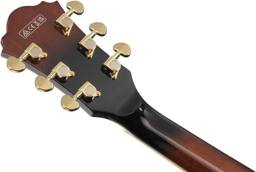 Semi-Acoustic Guitar Ibanez AS93QMSP-DBS Dark Brown Sunburst Semi-Acoustic Guitar - 9