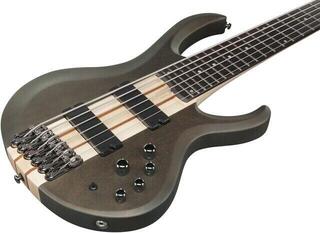 6-snarige basgitaar Ibanez BTB606-TGF Transparent Gray Flat 6-snarige basgitaar - 5