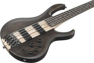 5-string Bassguitar Ibanez BTB605-TGF Transparent Gray Flat 5-string Bassguitar - 5