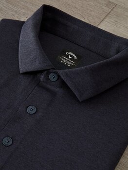 Poloshirt Callaway Premium Solid Mens Ebony Heather M Poloshirt - 4