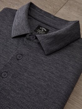 Poloshirt Callaway Premium Fine Line Mens Ebony Heather M Poloshirt - 4
