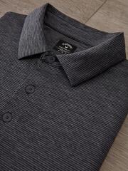 Риза за поло Callaway Premium Fine Line Mens Ebony Heather S Риза за поло - 3