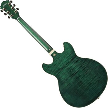 Halbresonanz-Gitarre Ibanez AS93FM-TMG Transparent Moss Green Halbresonanz-Gitarre - 2