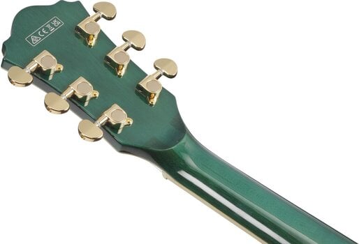 Halbresonanz-Gitarre Ibanez AS93FM-TMG Transparent Moss Green Halbresonanz-Gitarre - 8