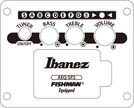 elektroakustiline kitarr Ibanez AE3007FMH-TBH Tobacco Edge Burst elektroakustiline kitarr - 12