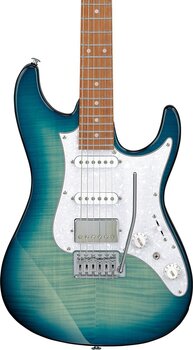 E-Gitarre Ibanez AZ22S1F-TXB Transparent Turquoise Burst E-Gitarre - 4