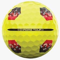 Golfball Callaway  Chrome Tour Yellow TruTrack Golfball - 3