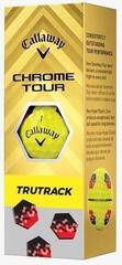 Golfball Callaway  Chrome Tour Yellow TruTrack Golfball - 4