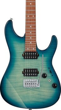 Elektromos gitár Ibanez AZ24S1F-TXB Transparent Turquoise Burst Elektromos gitár - 4