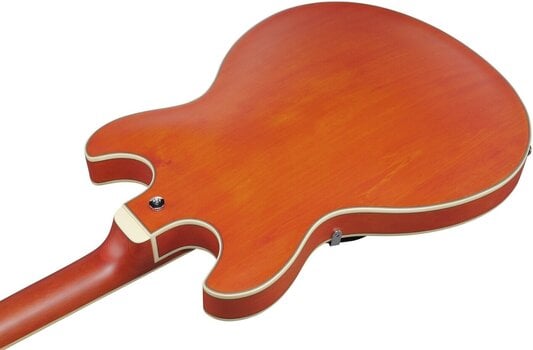 Semi-Acoustic Guitar Ibanez AS73-TTF Transparent Tangerine Flat Semi-Acoustic Guitar - 7