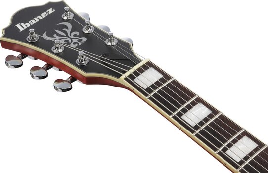 Semi-Acoustic Guitar Ibanez AS73-TTF Transparent Tangerine Flat Semi-Acoustic Guitar - 8