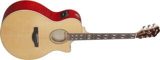 electro-acoustic guitar Ibanez AE170-NTR Natural Top/Transparent Red Back and Sides electro-acoustic guitar - 2