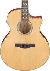 electro-acoustic guitar Ibanez AE170-NTR Natural Top/Transparent Red Back and Sides electro-acoustic guitar - 3
