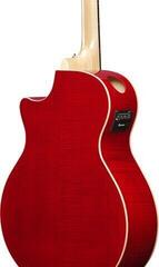 electro-acoustic guitar Ibanez AE170-NTR Natural Top/Transparent Red Back and Sides electro-acoustic guitar - 6