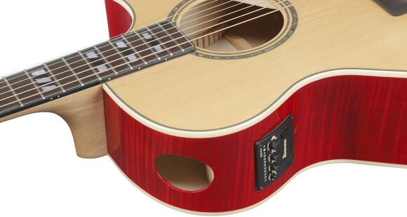 Електро-акустична китара Джъмбо Ibanez AE170-NTR Natural Top/Transparent Red Back and Sides Електро-акустична китара Джъмбо - 10