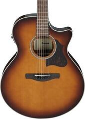 electro-acoustic guitar Ibanez AE160-VMS Vintage Mahogany Sunburst electro-acoustic guitar - 3