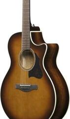 electro-acoustic guitar Ibanez AE160-VMS Vintage Mahogany Sunburst electro-acoustic guitar - 5