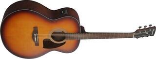 Jumbo Elektro-Akustikgitarren Ibanez PJ50E-OAH Vintage Amber Sunburst Jumbo Elektro-Akustikgitarren - 2