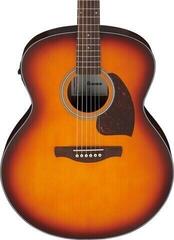 Jumbo Elektro-Akustikgitarren Ibanez PJ50E-OAH Vintage Amber Sunburst Jumbo Elektro-Akustikgitarren - 3