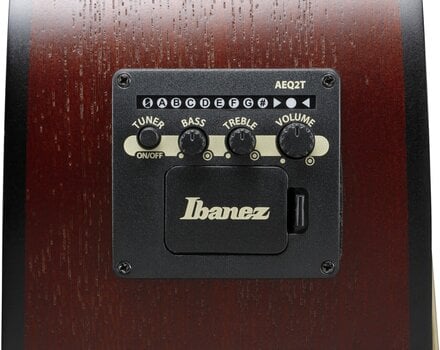 Jumbo Elektro-Akustikgitarren Ibanez PJ50E-OAH Vintage Amber Sunburst Jumbo Elektro-Akustikgitarren - 10