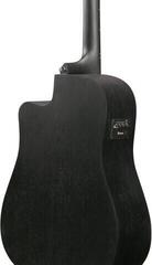 guitarra eletroacústica Ibanez V44CE-WK Weathered Black Open Pore guitarra eletroacústica - 6