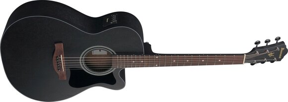 Jumbo z elektroniką Ibanez VC44CE-WK Weathered Black Open Pore Jumbo z elektroniką - 3