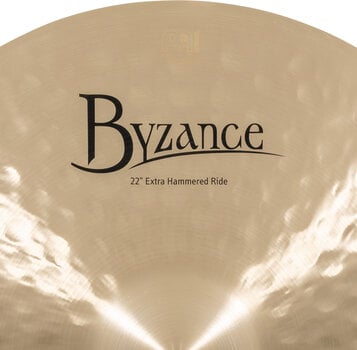 Ridebekken Meinl Byzance Traditional Extra Hammered 22" Ridebekken - 5