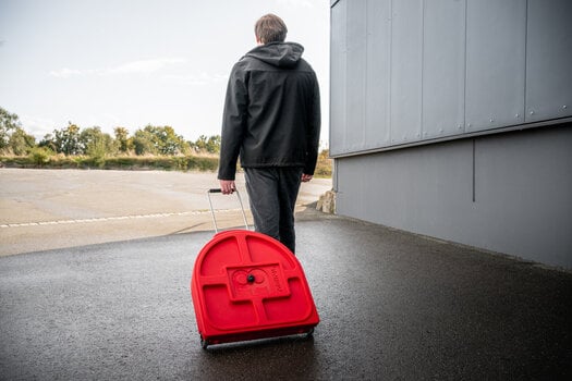 Cymbal Case Meinl 22" Pro Trolley Red Cymbal Case - 7