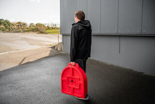 Cymbal Case Meinl 22" Pro Trolley Red Cymbal Case - 7