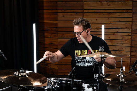 Ride Cymbal Meinl Byzance Brilliant Flex Thomas Lang 21" Ride Cymbal - 10